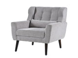 Modern Accent Chair,Chenille Arm Chairs for Living Room,Upholstered Mordern Armchair,Comfy Soft W1028P162720