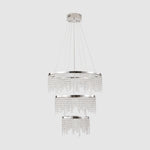 ZUN 23.6-inch Fancy hanging ceiling lamps luxury modern pendant light crystal chandelier W1340P222515