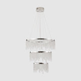 ZUN 23.6-inch Fancy hanging ceiling lamps luxury modern pendant light crystal chandelier W1340P222515