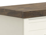 48 inch Fireplace with Mantel, Jasmine Whitewash and Barnwood Finish B108131558