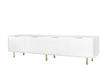 Modern warm white TV cabinet for 80 inch TV Stands, for Living Room Bedroom W33153230