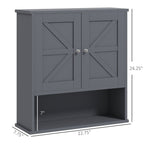 ZUN Bathroom Cabinet/Wall Cabinet-Gray （Prohibited by WalMart） 87354865