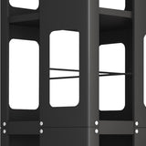 4-Tier All-Steel Rotating Bookshelf with 360&deg Wheels, Large Size Sturdy & Spacious Book Rack, New W1779P305250