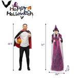 71in Life Size Hanging Witch Talking Halloween Everyday Decoration 98890784