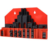 58Pc T-Slot Clamping Kit Mill Machinist Set With T-slot cleaner and Tightening Wrench W465P215022