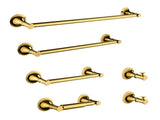 6 Piece Brass Bathroom Towel Rack Set Wall Mount 25891785