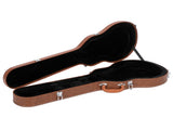 Hard-Shell Electric Guitar Case for GLP Style Electric Guitar Bulge Surface Brown 03553169