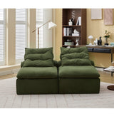 Modular Sofa,No Armrests,At will DIY,Soft Corduroy Fabric,Neck W2108P236842