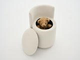 075-Velvet Fabric Swivel Accent Chair, Comfy Barrel Vanity Chair With Curved Backrest, Upholstered W527P557552