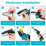 4-in-1 Pole Pruning Shears, Electric Pruning Shears & pole saws for tree trimming with 7 adjustable 14184232