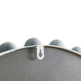 Beaded Round Wall Mirror 36"D B03599373