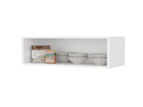 White Rock Wall Cabinet with Open Storage B062P493014