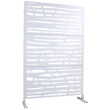 Outdoor & Indoor Privacy Metal Privacy 76" H48" W, Freestanding Decorative Privacy W465P193227