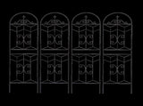 4 Pack Metal Garden Trellis 71" x 19.7" Rustproof Trellis for Climbing Plants Outdoor Flower Support W1586P268018