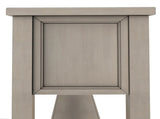 Rustic Entryway Console Table, 60" Long Sofa Table with two Different Size Drawers and Bottom Shelf 30833518