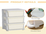 Kids Storage Unit Dresser-Cream White 80617431
