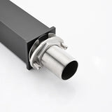 Bathroom Faucet Single Hole, Single Handle Stainless Steel Faucet for Bathroom Sink with Deckplate W1224P195894