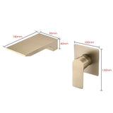 Wall Mount Waterfall Bathtub Faucet W121749826