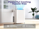 Portable Air Conditioner, Remote Control, 3 Modes, 24H Timer, Complete Window Installation Kit 53039661