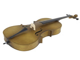 4/4 Acoustic Cello Case Bow Rosin Wood Color 23227804