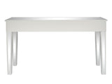 2-Drawer Modern Style Diamond-Embellished Computer Desk MDF Mirrored Entryway Table 42*15*29.92in 03566271