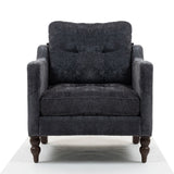 Accent Comfy Chenille Chair w/USB charging port,Mid,Soft,High-support Rebound Sponge,Ergonomic W2715P312493