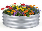 Round Galvanized Steel Raised Garden Bed 242411.5 In Outdoor Planter for Vegetables Herbs Flowers 33822386