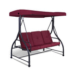 ZUN 3-Seat Swing Chairs ,Convertible Swing Hammock Bed 38056415