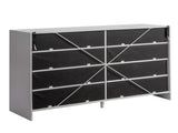 White particleboard with non-woven fabric lamination, 134*40*86cm, double row, 4 layers, 8 drawers. 87514041