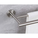 23.6 Inch Double Bar, Bathroom Bar Wall Mount, 304 Stainless Steel Bathroom Racks 71608347