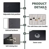 24" Freestanding Bathroom Vanity & 2 Soft-Close Cabinet Doors -Excluding Sink W999P241051