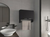Medicine Cabinet 20.30" H, with 2 Shelves and 2 Doors, Black B097P250853