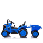 ZUN 12V Kids Ride On Electric Tractor Black Knight,Kids Ride On Toy.2WD,Non-skid tires, steering wheel, W1396P172855