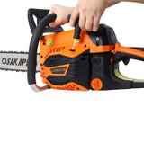 62CC Gas Powered Chainsaw, 2-Cycle Petrol Handheld Cordless Chain Saw, Gasoline Gas Chainsaws for W465P209768
