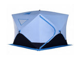 4-Person Pop-Up Ice Fishing Shelter, Insulated Ice Shanty Tent with 2 Doors & Carry Bag 83919811