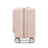 18" Carry On with Front Open Door &Laptop Interlayer, Hard Shell Suitcase Built-In TSA 08080314