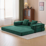Floor,Compression Sofa,Convertible Floor Sofa Bed-with Pillow Back Support Armrest,Comfy Futon 84418330