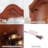 Glass Cabinet Lighted Corner Cabinet Corner Display Curio Cabinet, Glass Display With W2275P177192