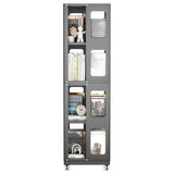 4-Tier All-Steel Rotating Bookshelf with 360&deg Wheels, Large Size Sturdy & Spacious Book Rack, New 60855913
