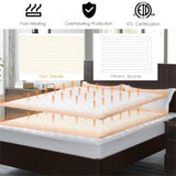 78 "x 80" heated mattress with dual controllers 65434520