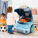 ZUN Large Truck Engine Toy, Kids Mechanic Repair Set, Take Apart Motor Vehicle, Pretend Play Car Service W2181P147642