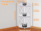 Corner Shelf Stand, 3 Tier Freestanding Bathroom Counter Storage Shelves Shower Rack for Small 10811422
