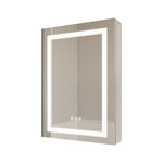 ZUN 26x20 inch Bathroom Medicine Cabinet with LED Mirror, Anti-Fog, Waterproof, 3000K~6000K Single Door W1738100833