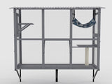 Large Walk-in Outdoor Catio for Cats Window Cat Enclosure with Roof, 3 Access Doors, Multi-Cat W2831P314292