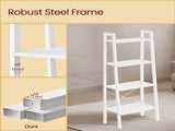 4-Tier Ladder Shelf with Steel Frame, 13.6"D x 22"W Storage Rack for Living Room, Home Office 98686249
