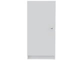 Belleria Single Door Pantry Storage Cabinet with Four Interior Shelves -White B07091833