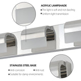 ZUN (Same as W1340110596/L2011) Bathroom Vanity 3-Light LED Vanity Lights Over Mirror Bath Wall W1340P206821