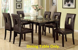 ZUN Dining Table Faux Marble Top Birch Veneer Dining Room Furniture 1pc Table HS00F2093-ID-AHD