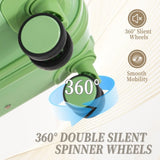 3 in 1 20"/24"/28" 3 pcs/set in ABS Spinner Wheel Luggage, Carry on Suitcase, Matching Color, 90206445