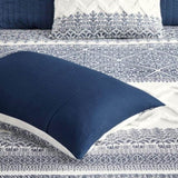 Full/Queen 3 Piece Cotton Duvet Cover Set with Chenille Tufting B035129137